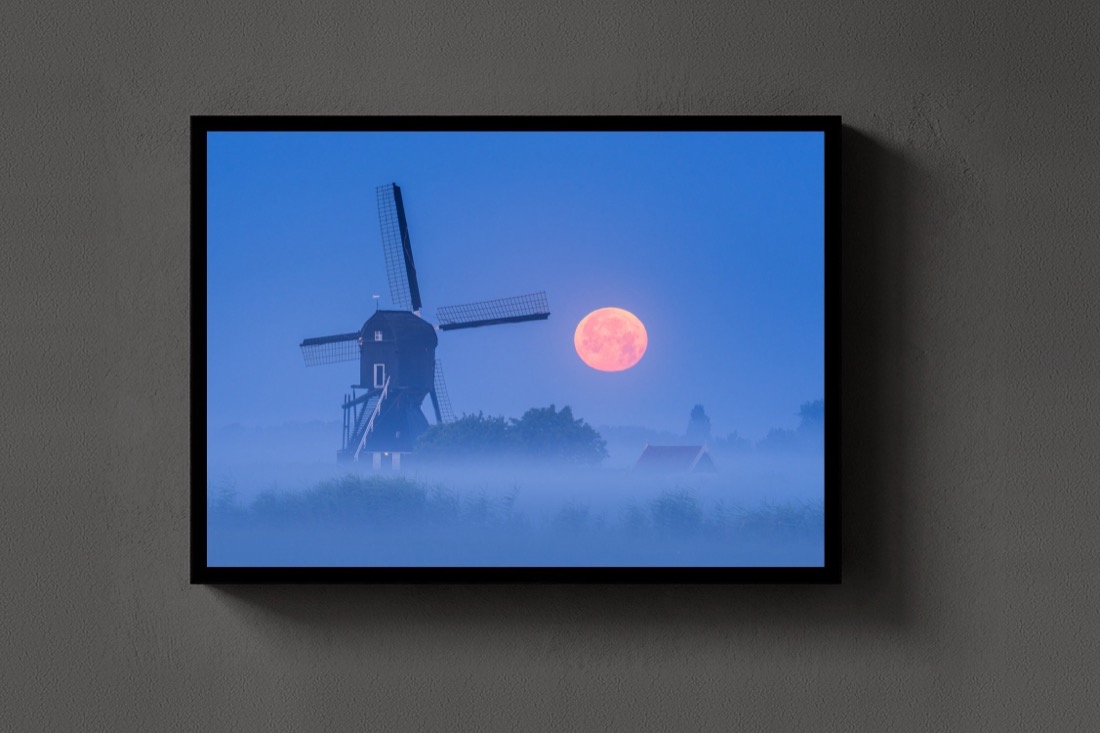 Moonrise at the Mill