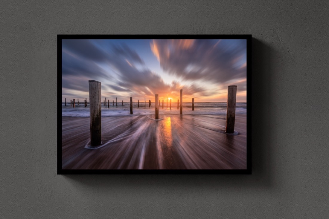 Poles at Sunset
