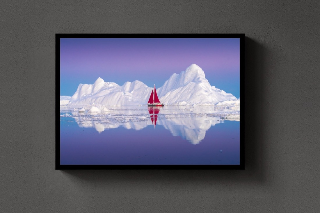 Sailing the Pastel Ice