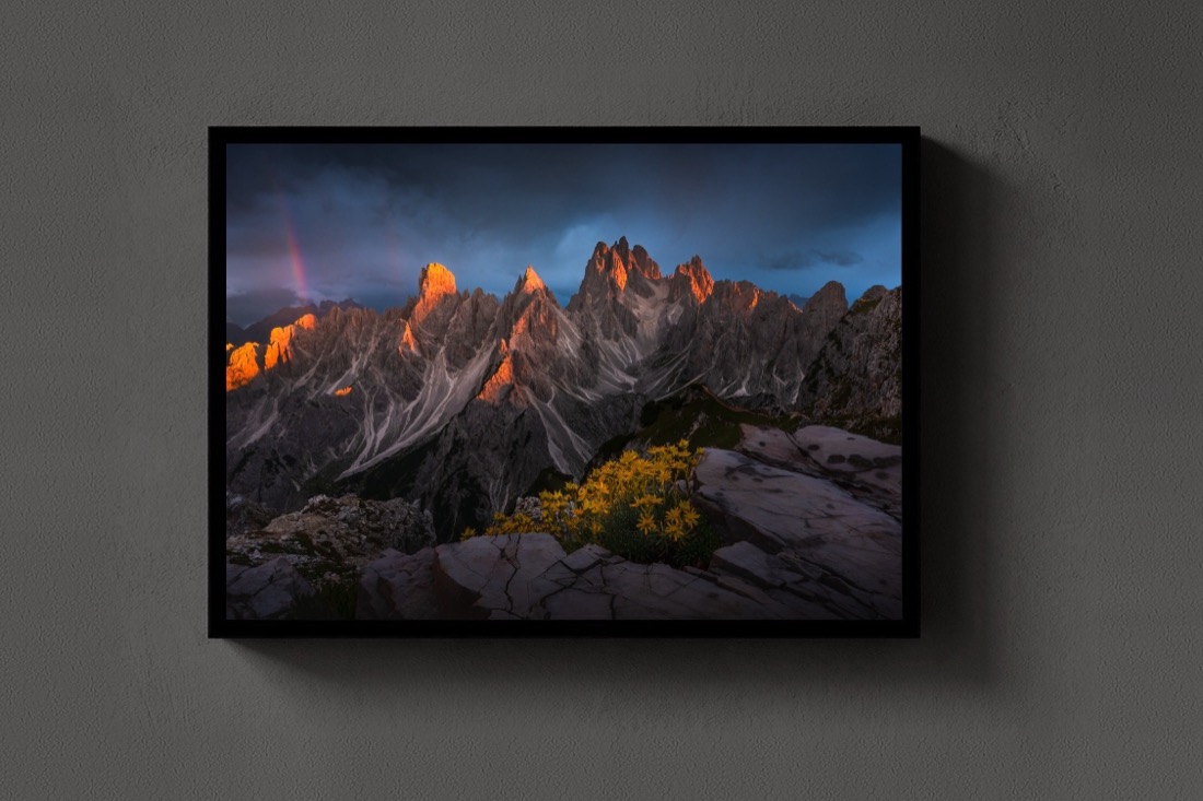 The Last Light in the Dolomites